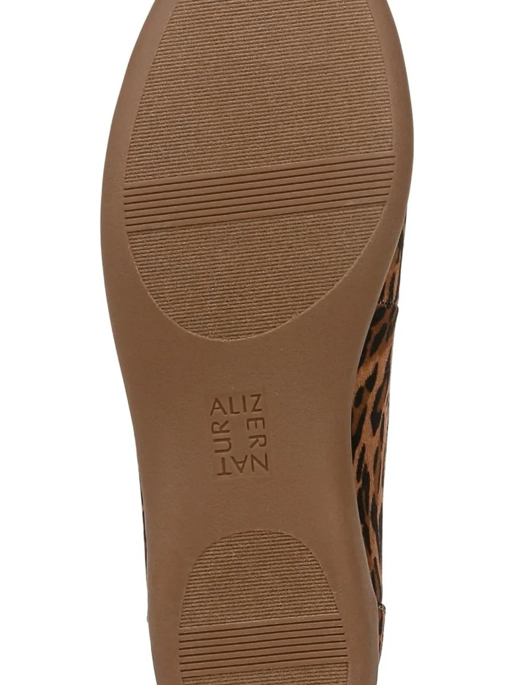 Naturalizer Women's Leopard Print Ballet Flat - Brown size 5